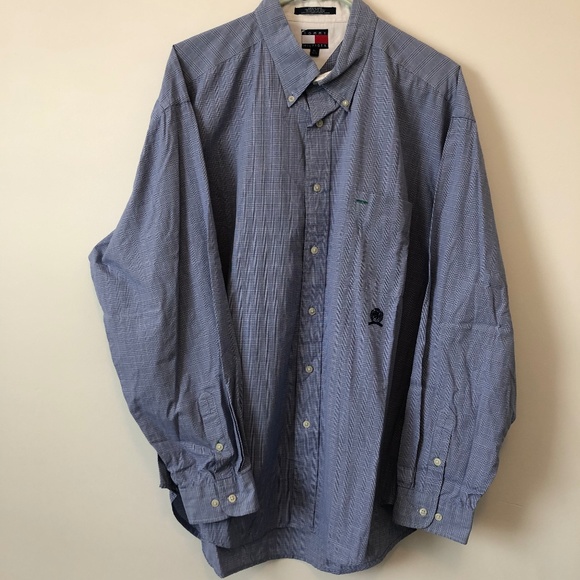 Tommy Hilfiger Long Sleeve Shirt Mens Size XL - Picture 2 of 5